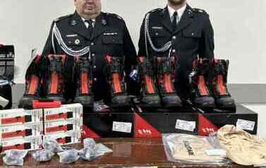 Przekazanie sprzętu w ramach dofinansowania Starostwa Powiatowego w Żurominie dla OSP 7