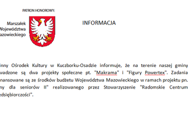 Projekty Gminny Ośrodek Kultury